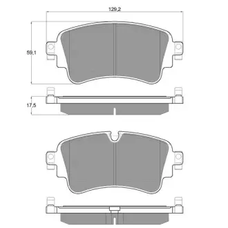 Гальмівні колодки дискові STARLINE BD S998