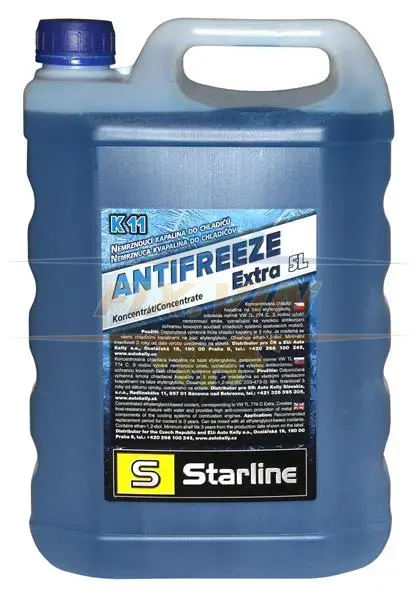 Антифриз Starline Extra K11 G11 синій концентрат (5 л) STARLINE NA K11-5 (фото 1)