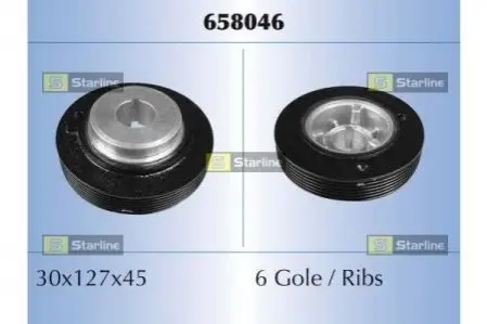 Шків ременя STARLINE RS 658046 (фото 1)