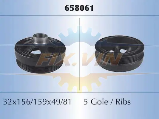 Шків ременя STARLINE RS 658061 (фото 1)