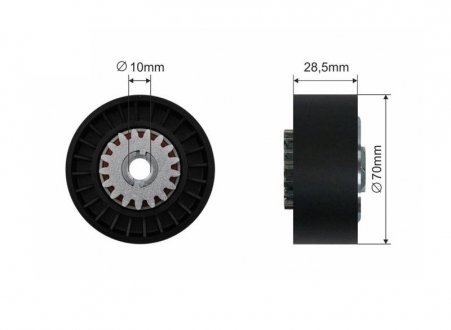 Натяжний ролик STARLINE RS X00144P