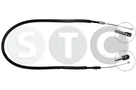 Трос гальмівний CLIO all (барабанний) DX/SX-RH/LH STC T480210