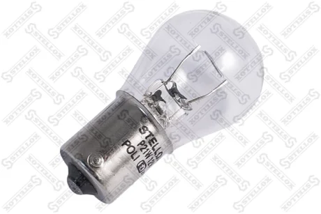 Лампа розжарювання 12V P21W (тип BA15S) STELLOX 9939038SX