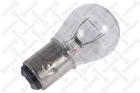 Лампа розжарювання 12V P21/5W (прямі вуса) (тип BAY15d) STELLOX 9939040SX