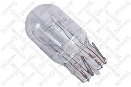 Лампа безцокольна T20 12V 21W/5W (двоконтактна) (тип W3x16q) STELLOX 9939041SX