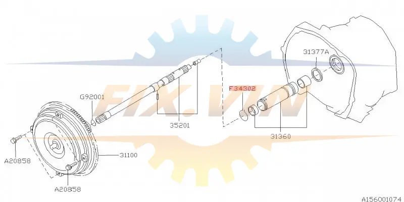 Кільце стопорне SUBARU 805343020 (фото 1)
