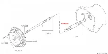 Кільце стопорне SUBARU 805343020