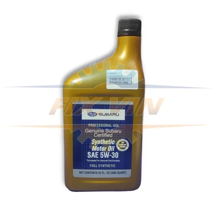 Олива моторна Subaru SYNTHETIC OIL 5W-30, 0.946 л SUBARU SOA868V9280 (фото 1)