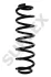 VW Пружина задня L=357 mm GOLF VII (5G1, BQ1, BE1, BE2) e-Golf 14-17, AUDI Q3 2.0 18-, SEAT LEON ST (5F8) 1.4 TGI 13-18 SUPLEX 03359 (фото 1)