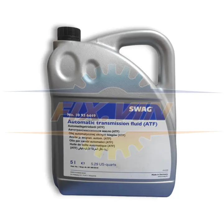 Рідина для гідравлічних передач ATF 5L (Swag) SWAG 10936449 (фото 1)