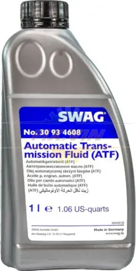 Автотрансмісійна олива (ATF) (жовта) 1L SWAG 30934608 (фото 1)