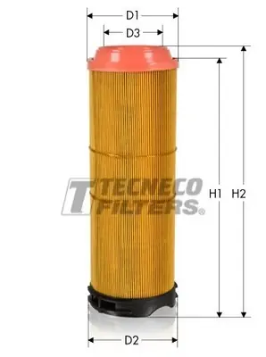 Фільтр повітряний DB E (W211, S211) 2.2Dci 06 - Tecneco AR12178/1 (фото 1)
