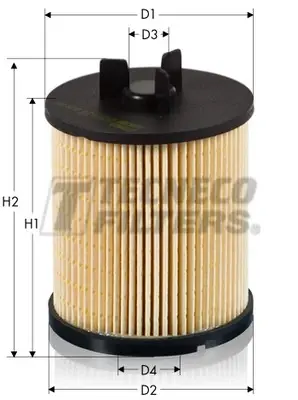 Фільтр паливний Audi A2 1.2TDI/1.4TDI 00-05 Tecneco GS0819/3-E (фото 1)