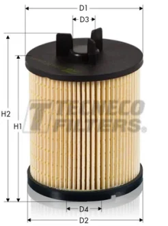 Фільтр паливний Audi A2 1.2TDI/1.4TDI 00-05 Tecneco GS0819/3-E