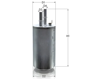 Фільтр паливний Volvo S80 II/V70 III/XC60/XC70 II 2.5/3.0/3.2/4.4 03/06- Tecneco IN1072