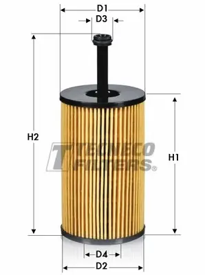Фільтр масл. Citroen Berlingo,C2/C3,Xsara,Peugeot 106/206/30 Tecneco OL0114-E (фото 1)