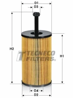 Фільтр масл. Citroen Berlingo,C2/C3,Xsara,Peugeot 106/206/30 Tecneco OL0114-E