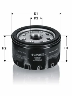 Фільтр масляний Tecneco OL100