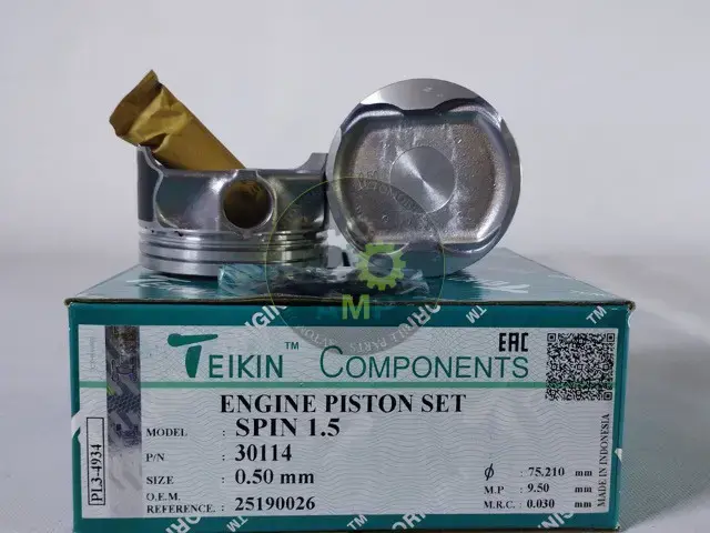 Поршни +0.50mm (к-кт на мотор) Ravon Daewoo Gentra 1.5 B15D2 (L2C) TEIKIN 30114050 (фото 1)