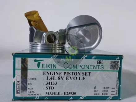 Поршень із пальцем STD (к-кт на двигун) FIAT 1.4L 8V EVO LF (MAHLE : E25930) TEIKIN 34133-STD