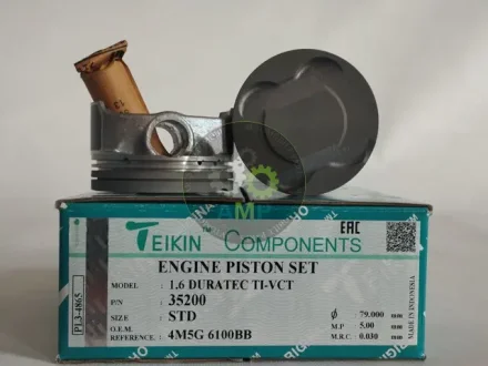 Поршень із пальцем STD (к-кт на двигун) 1.6 DURATEC TI-VCT TEIKIN 35200-STD