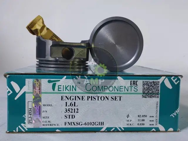 Поршень із пальцем STD (к-кт на двигун) FORD 1.6L Rocam TEIKIN 35212-STD (фото 1)