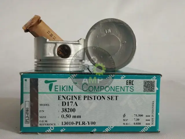 Поршень із пальцем +0.50мм (к-кт на двигун) D17A 38200-050 TEIKIN 38200050 (фото 1)