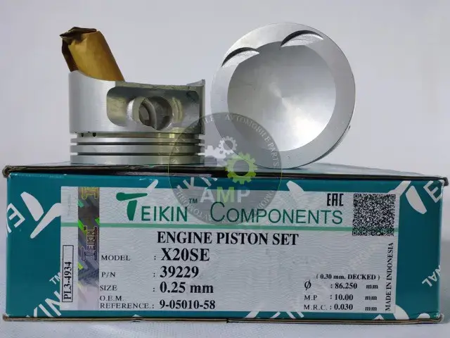 Поршень із пальцем +0.25мм (к-кт на двигун) GM X20SE / C20 / C22 TEIKIN 39229-025 (фото 1)