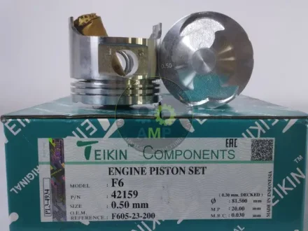 Поршень із пальцем +0.50мм (к-кт на двигун) Mazda 1,6 (F6) 42159-050 TEIKIN 42159050