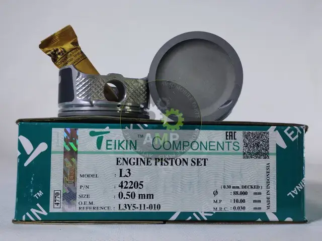 Поршень із пальцем +0.50мм (к-кт на двигун) Mazda 2.3 (L3) 42205-050 TEIKIN 42205050 (фото 1)