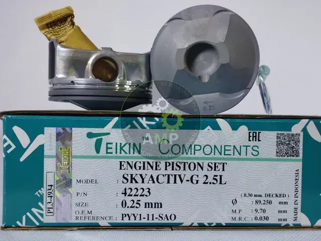 Поршень із пальцем +0.25мм (к-кт на двигун) Mazda 2,5 SKYACTIV-G TEIKIN 42223-025 (фото 1)