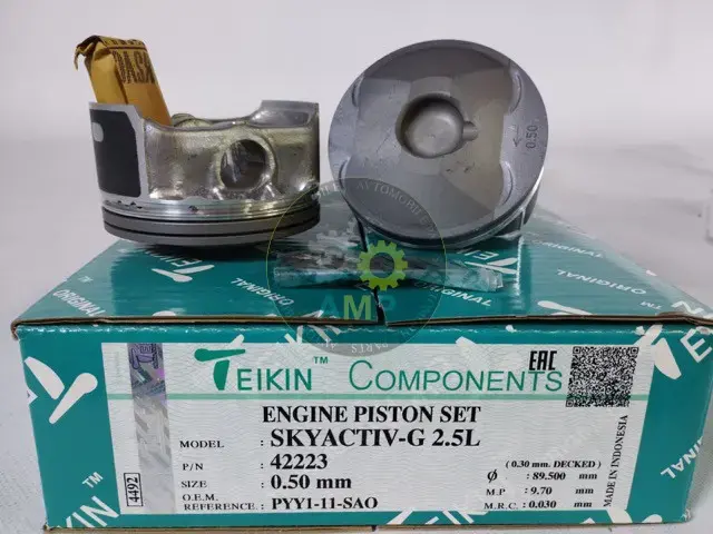 Поршень із пальцем +0.50мм (к-кт на двигун) SKYACTIV-G 2.5L 42223-050 TEIKIN 42223050 (фото 1)
