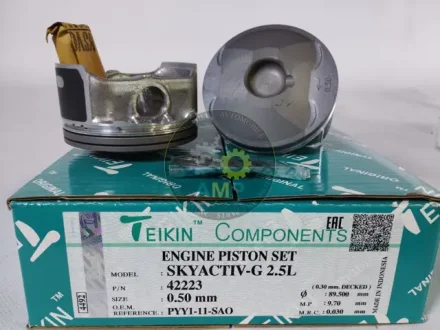 Поршень із пальцем +0.50мм (к-кт на двигун) SKYACTIV-G 2.5L 42223-050 TEIKIN 42223050