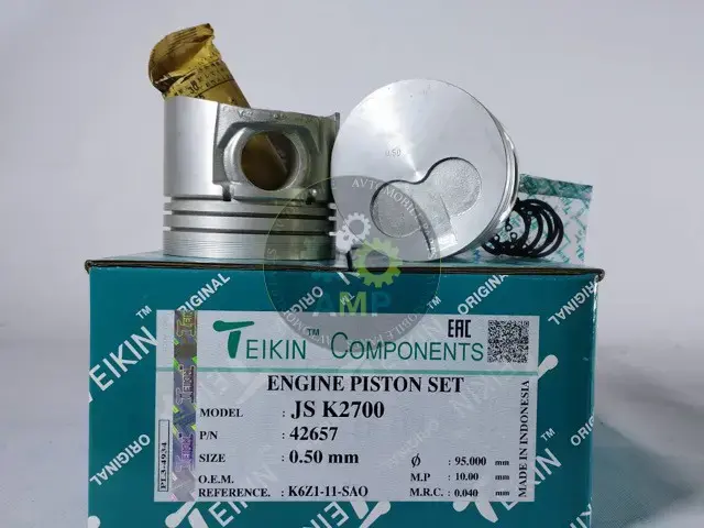Поршень із пальцем +0.50мм (к-кт на двигун) Kia K2700 2.7 D (J2) 42657-050 TEIKIN 42657050 (фото 1)