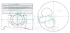Поршень MAZDA TEIKIN 42657A050 (фото 1)
