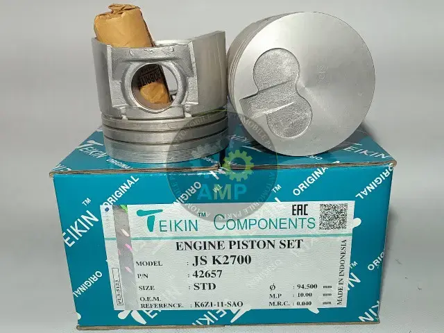 Поршень із пальцем STD (к-кт на двигун) Kia K2700 2.7 D (J2) 42657-STD TEIKIN 42657STD (фото 1)