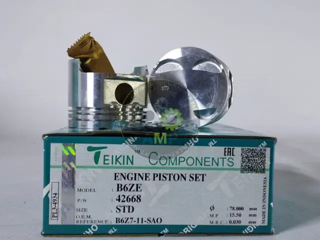 Поршень із пальцем STD (к-кт на двигун) Mazda 1.6L (B6ZE / B6-ME) DOHC 16V TEIKIN 42668-STD (фото 1)