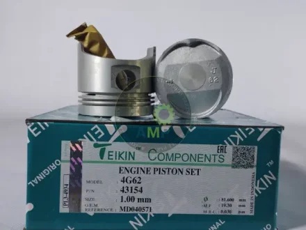 Поршень із пальцем +1.00мм (к-кт на двигун) Mitsubishi 1,8 (4G62) 43154-100 TEIKIN 43154100