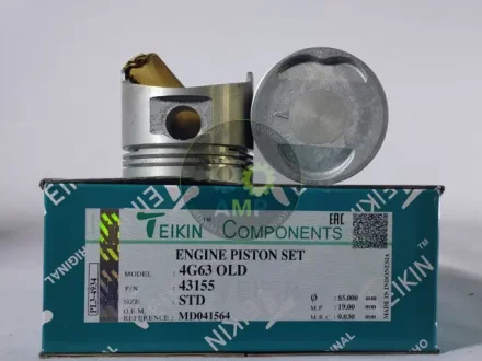 Поршень із пальцем STD (к-кт на двигун) Mitsubishi 2.0L (4G63 OLD) TEIKIN 43155-STD
