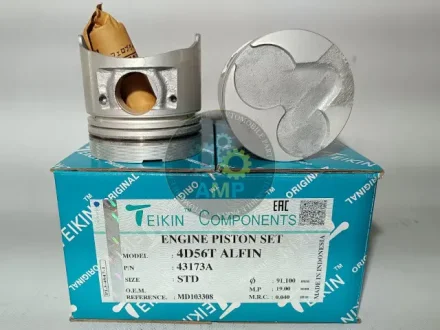 Поршни STD (к-кт на мотор) 4D56T/D4BF-T Mitsubishi Pajero, L200, L300 / Hyundai H100, H1, Galloper TEIKIN 43173ASTD