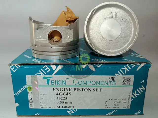Поршень із пальцем +0.50мм (к-кт на двигун) 4G64S 43225-050 TEIKIN 43225050 (фото 1)