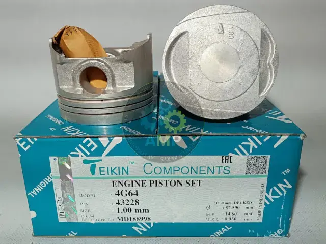 Поршни ремонт +1.00mm(к-кт на мотор) Mitsubishi 4G64 TEIKIN 43228100 (фото 1)