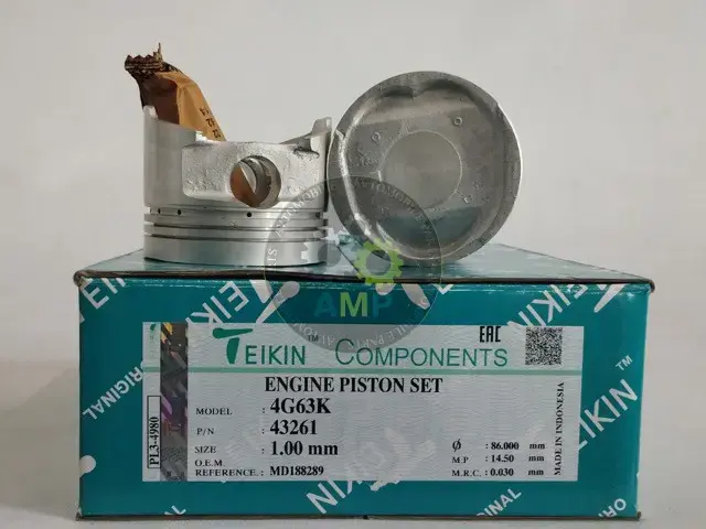 Поршень із пальцем +1.00мм (к-кт на двигун) 4G63K 43261-100 TEIKIN 43261100 (фото 1)