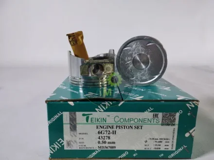 Поршень із пальцем +0.50мм (к-кт на двигун) 6G72-II 43278-050 TEIKIN 43278050