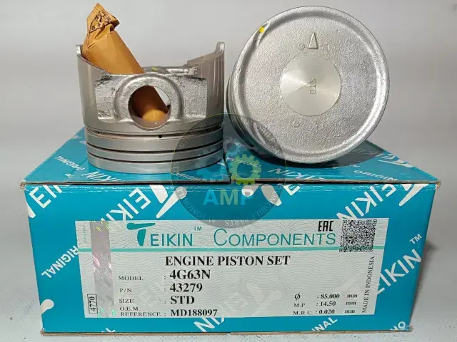 Поршень із пальцем STD (к-кт на двигун) Mitsubishi 4G63N 43279-STD TEIKIN 43279STD (фото 1)