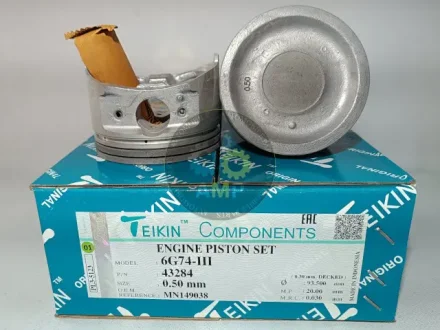 Поршень із пальцем +0.50мм (к-кт на двигун) 6G74-III 43284-050 TEIKIN 43284050