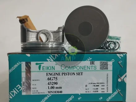 Поршень із пальцем +1.00мм (к-кт на двигун) 6G75 TEIKIN 43290-100