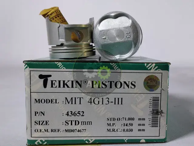 Поршни стандарт (STD) (к-кт на мотор) Mitsubishi 4G13-III TEIKIN 43652STD (фото 1)