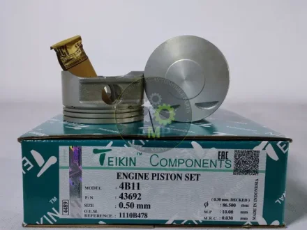 Поршни ремонт +0.50mm (к-кт на мотор) 4B11 Mitsubishi Outlander, ASX, Lancer, Galant TEIKIN 43692050