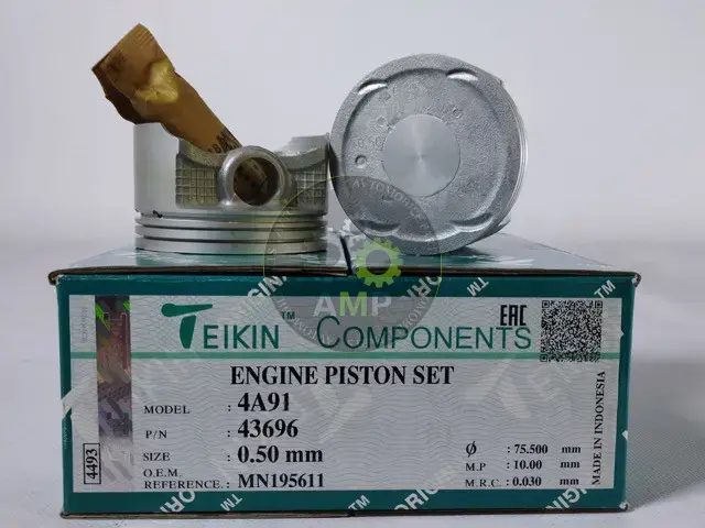 Поршни +0.50mm (к-кт на мотор) Mitsubishi Lancer 1.5L (4A91) TEIKIN 43696050 (фото 1)